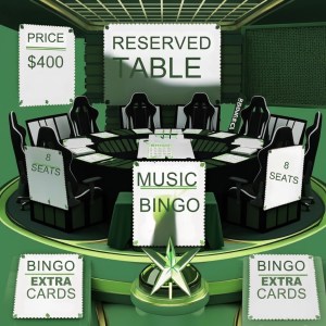 Music Bingo Reserved Table